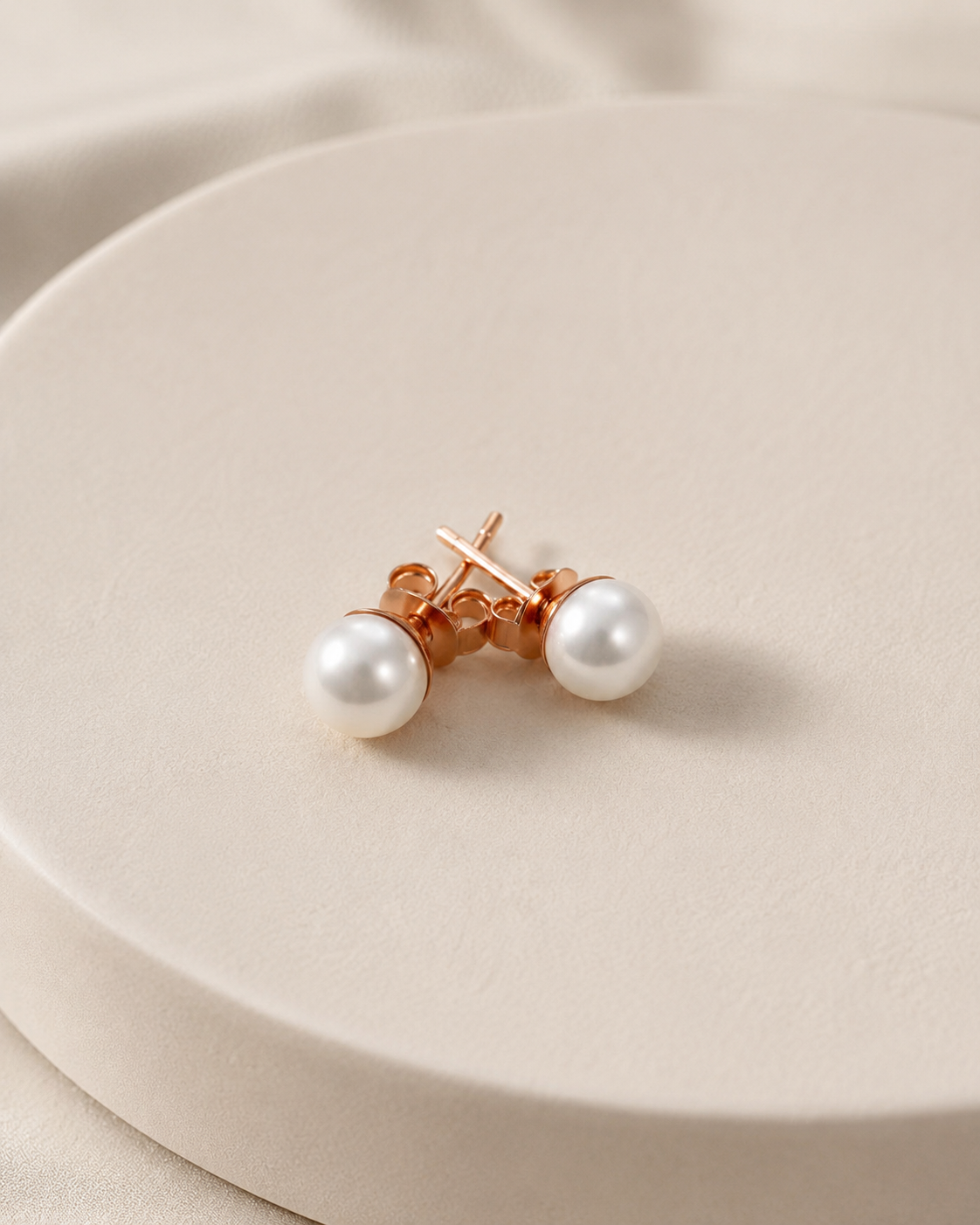 Pearl Stud Earrings
