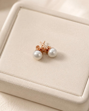 Pearl Stud Earrings